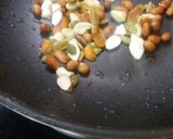 A picture of step 1 of Samak rice pulao (barnyard millet).