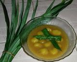 Foto langkah ke 6 dari resep Kolak biji salak isi gula merah dari labu kuning.