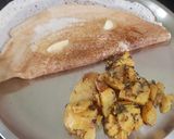 A picture of step 5 of Butter Masala Dosa.