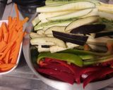 Foto del paso 1 de la receta: Vegetales con salsa blanca y fideos