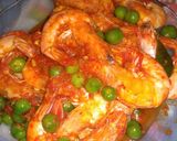 Foto langkah ke 5 dari resep Udang sambal balado leunca.