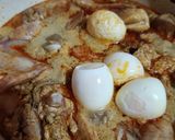 Foto langkah ke 3 dari resep Gulai Ayam Telur.
