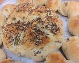 Foto del paso 7 de la receta: PAN Y PANCITOS SABORIZADOS (con 🫒aceitunas🫒 y🧀 queso rallado 🧀)