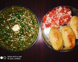 A picture of step 9 of Iron Rich Green Pau Bhaji.
