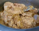 A picture of step 5 of Murg 12 masala.