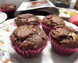 Foto del paso 4 de la receta: Muffins triple chocolate