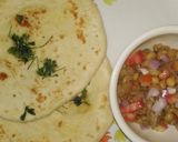 A picture of step 15 of Chole kulche.