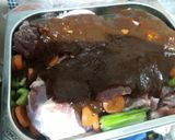 Foto del paso 4 de la receta: Brazuelo de cerdo con salsa de 🌶️ morita