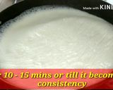 A picture of step 1 of Matka malai kulfi.