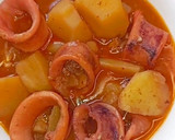 Foto del paso 6 de la receta: Patatas con calamares