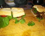 Foto del paso 5 de la receta: Sándwiches de cerdo agridulce en pan bata