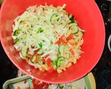 A picture of step 3 of Potato vegetables chaat.