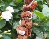 A picture of step 6 of Tsire (suya).
