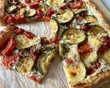 A picture of step 7 of Tomato and Zucchini Galette (Tart).