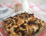 Foto langkah ke 7 dari resep Pudding Roti Tawar Pisang Meisis.