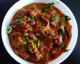 A picture of step 6 of Rajma-Chawal.
