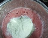 A picture of step 1 of Watermelon Icecream.