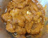 A picture of step 1 of Bengali Chicken.