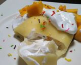 A picture of step 6 of Mango crepes 😋.