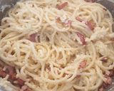 Foto del paso 6 de la receta Espaguetis a la carbonara (con huevo)