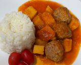 صورة لخطوة 7 من وصفة كفتة مع البطاطس والرز الابيض