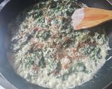 Foto del paso 4 de la receta: Pasta con crema de espinacas y nueces🌱