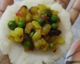 A picture of step 8 of Savoury Sijha Manda Pitha.