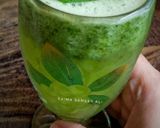 A picture of step 3 of Mint cucumber mojito.