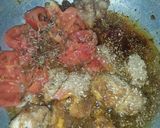A picture of step 6 of Mughlai chicken karahi.