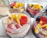 Foto langkah ke 4 dari resep Es Buah Jelly Kurma.