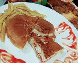 A picture of step 7 of Shami kabab Burger.