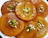 A picture of step 9 of Kesar Malpua.