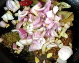 A picture of step 9 of Bengali Luchi, aloo'r dom.
