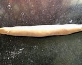 A picture of step 3 of Chini(sugar) Paratha.