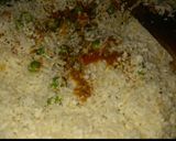 A picture of step 4 of Gobhi Matar Keema.
