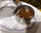 Foto del paso 12 de la receta: Sopa de cocido y timbal de filete de cerdo con cebolla caramelizada y pimientos asados