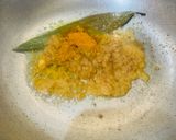 A picture of step 4 of Nadia Bara Tarkari (Coconut dumplings curry).