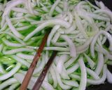 Hình bước làm 4 của món Mứt dừa non ngũ sắc