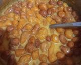 A picture of step 4 of Gujarati Boondi Kadhi.