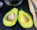 A picture of step 1 of Avocado Toast.