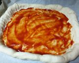 Pas rețetă Pizza cu margini umplute cu cașcaval 1 fotografie