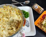 A picture of step 8 of Baked Cheese White Sauce Pasta.