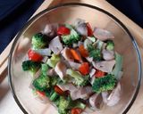 Foto langkah ke 5 dari resep Brokoli bakso saus tiram.