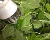 รูปขั้นตอนการทำที่ 1 ของ 🥬ผักโขมหมักน้ำมันงาเกาหลี🥬