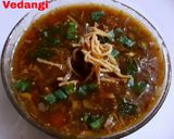 A picture of step 6 of Manchow Soup.