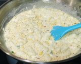A picture of step 10 of Eggless: 'Italian Potato Gnocchi' or 'Gnocchi di Patate' (Pasta) in the 'Piedmontese' Style.