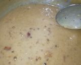 A picture of step 1 of Plantain sabudana kheer.