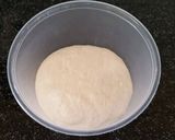 A picture of step 7 of Sourdough bun.
