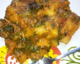 A picture of step 6 of Yam porrage.