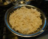 A picture of step 5 of Mushroom Biriyani.